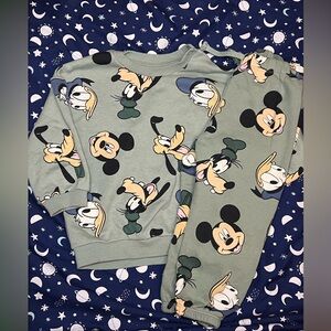 H&M Disney Micky Mouse Sweatshirt & Pants Set, size: 18Months